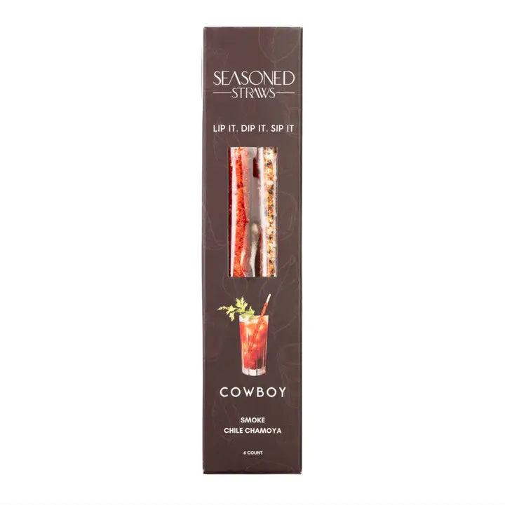 Seasoned Cocktail Straws