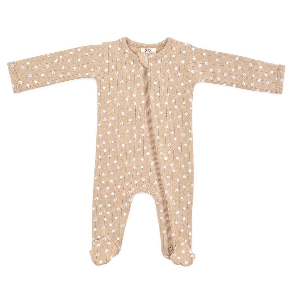 Organic Pointelle 2-Way Zip Footie