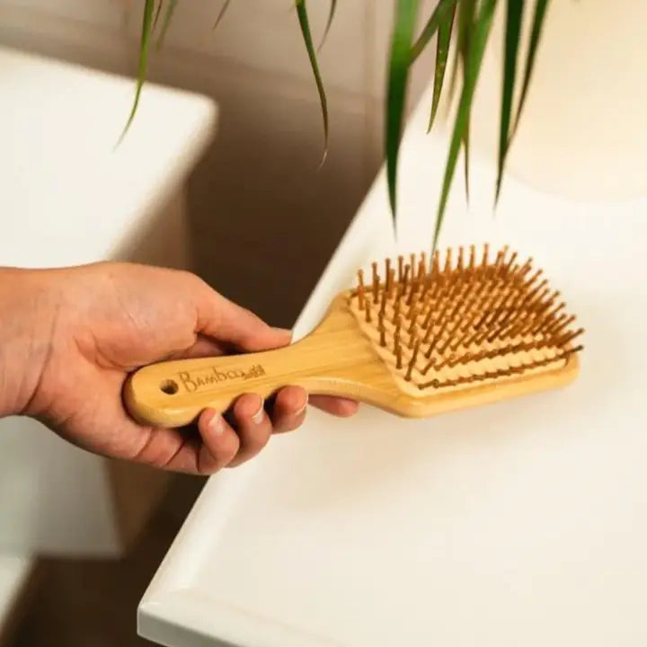 Bamboo Paddle Hairbrush