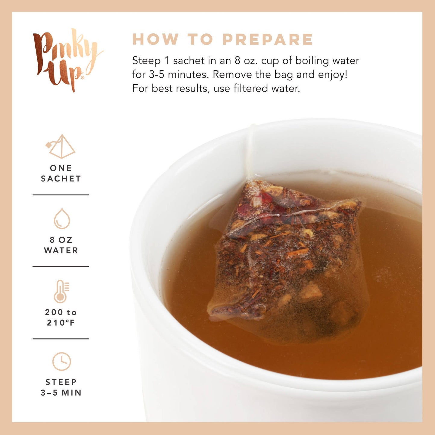 Vanilla Chai Rooibos Tea by Pinky Up