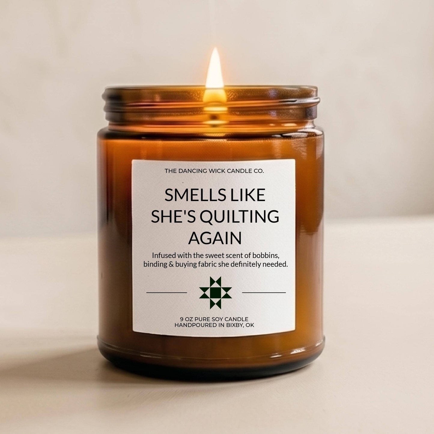 Smells Like She's Quilting Again Candle