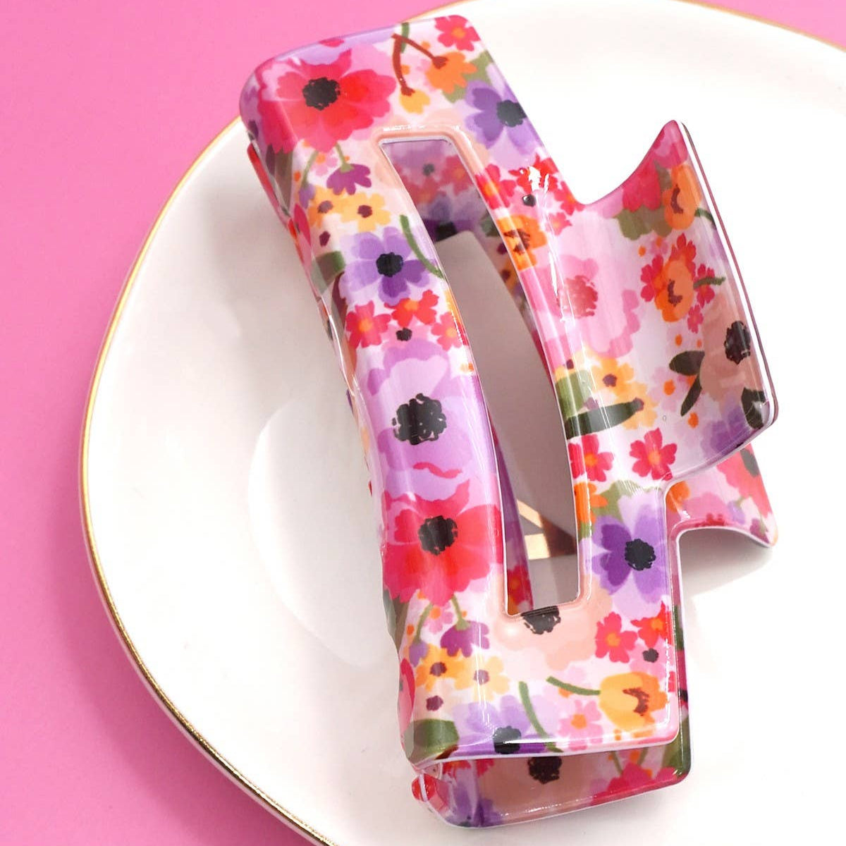 Floral Cottage Core Hair Clips