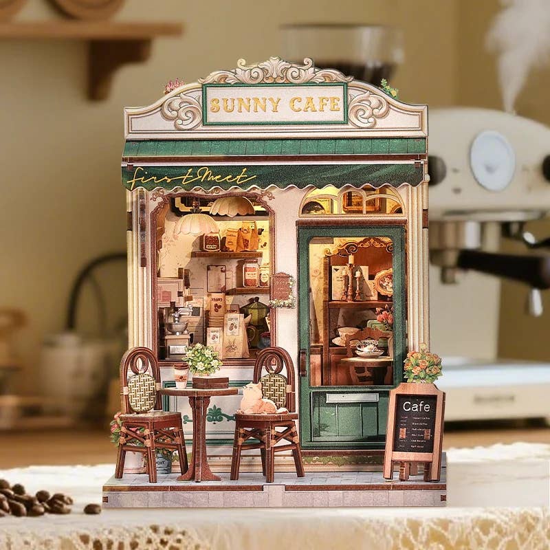 DIY Book Nook Kit: Sunny Café