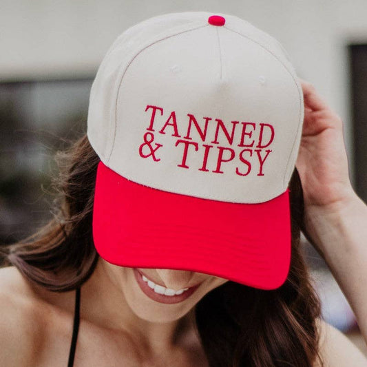 Tanned & Tipsy Wholesale Two-Tone Hat