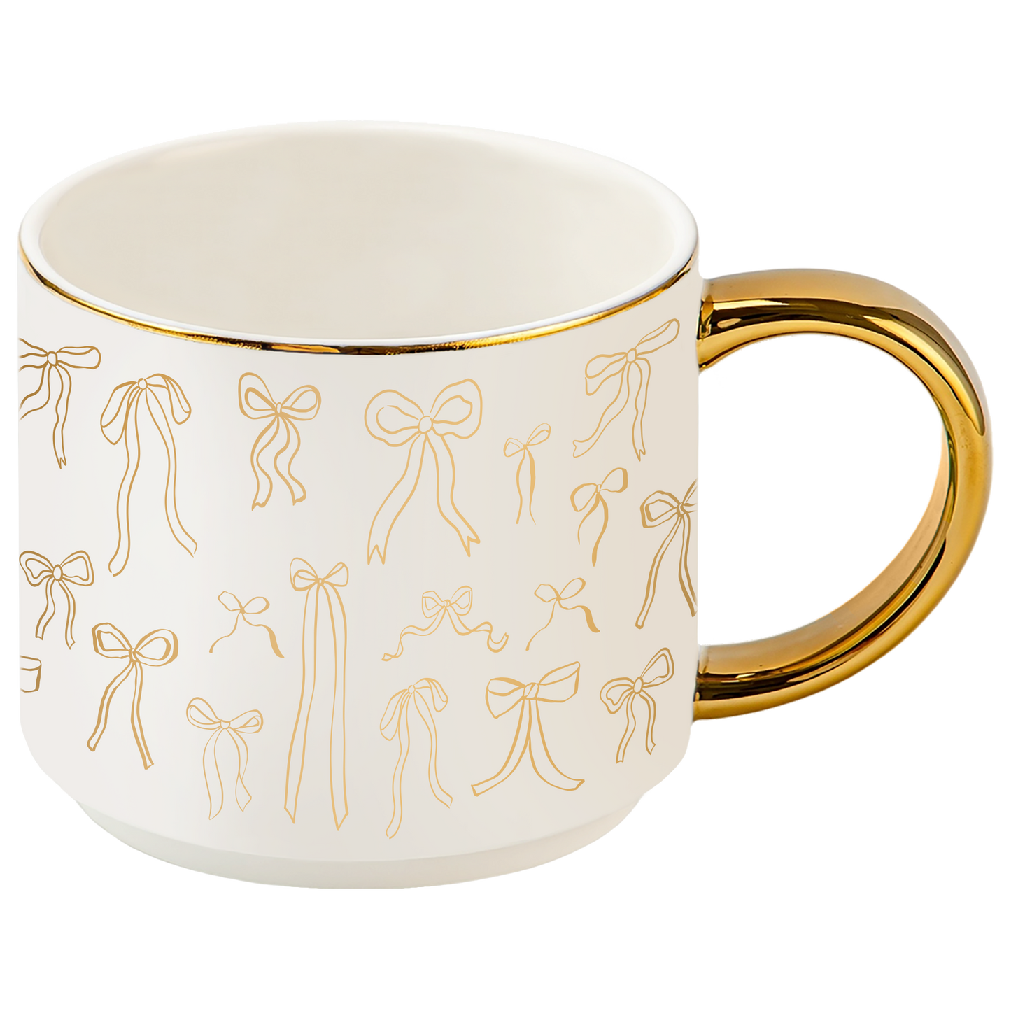 Gold Bows Mug