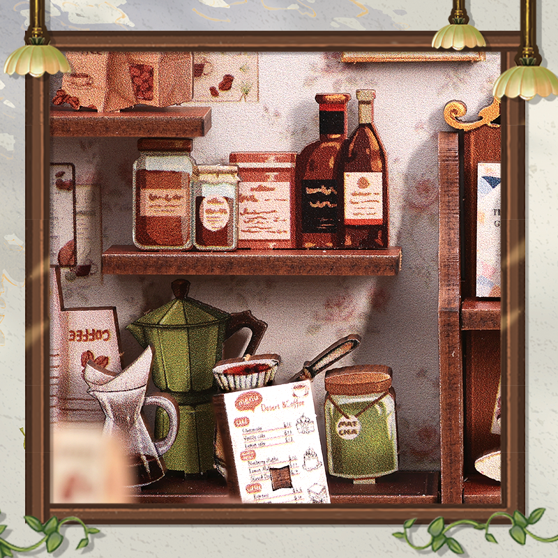 DIY Book Nook Kit: Sunny Café