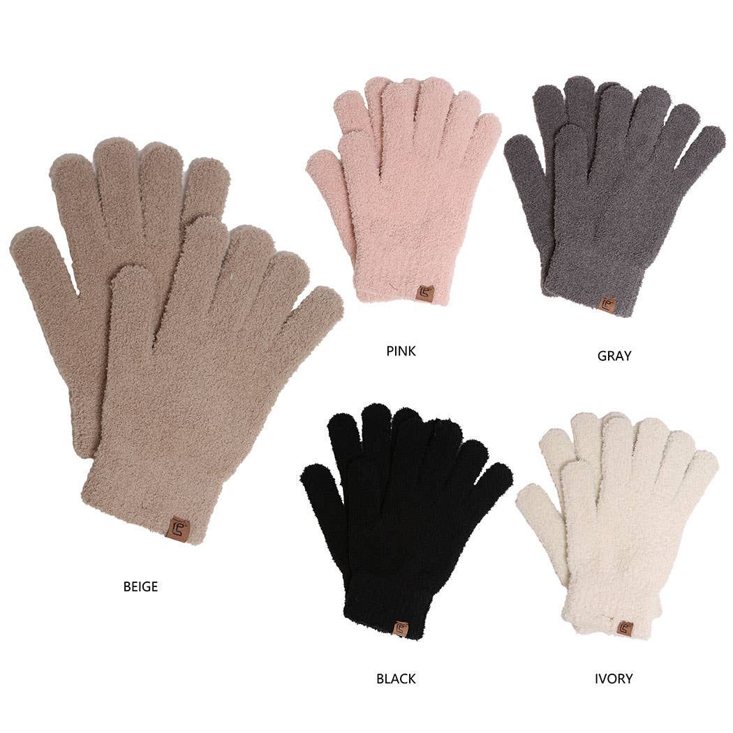 Solid Color Luxury Soft Gloves