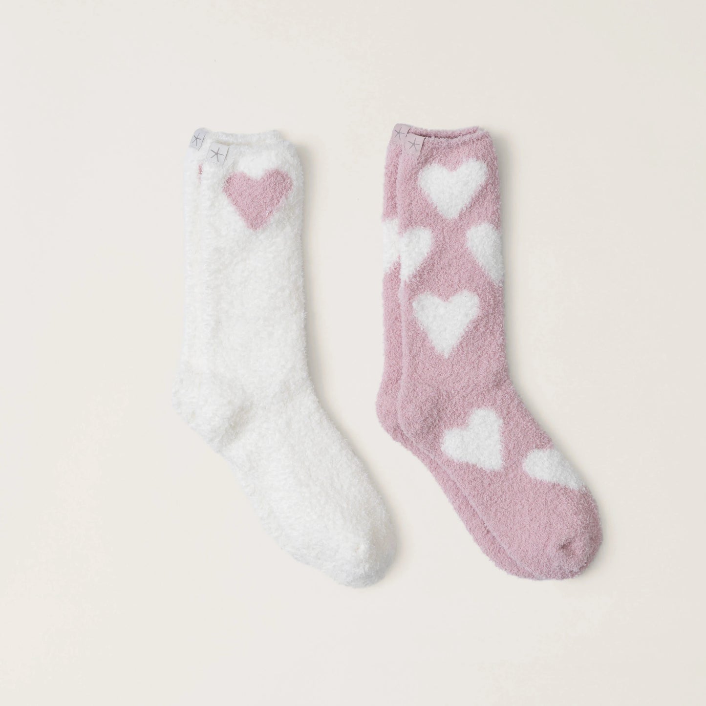 CozyChic Heart Print Sock Set