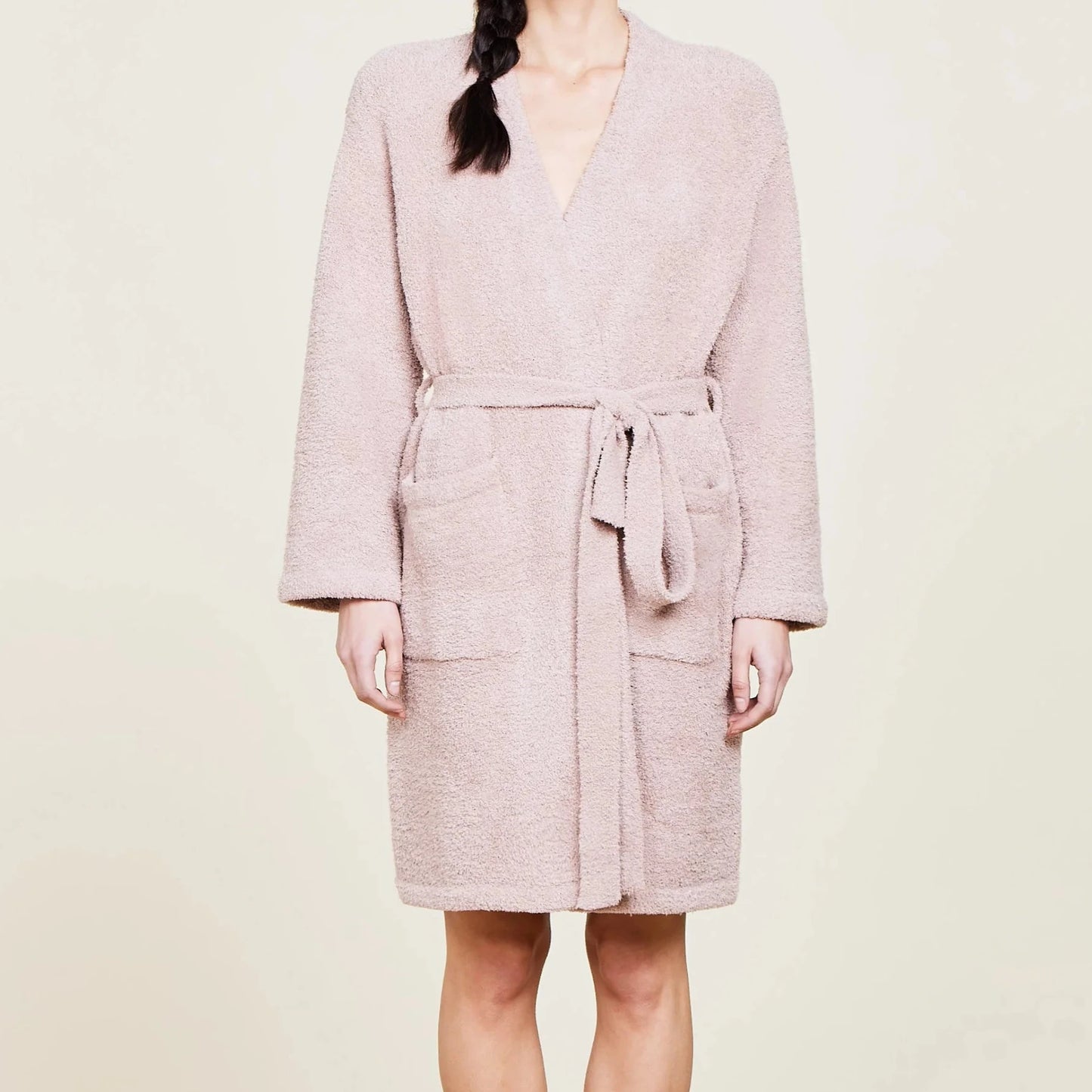 CozyChic Solid Short Robe
