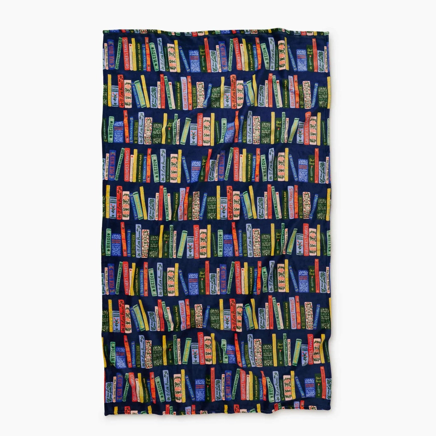 Bookshelf Fleece Blanket
