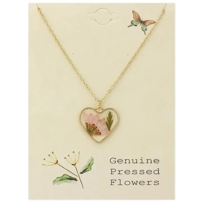 Pressed Flower Necklaces