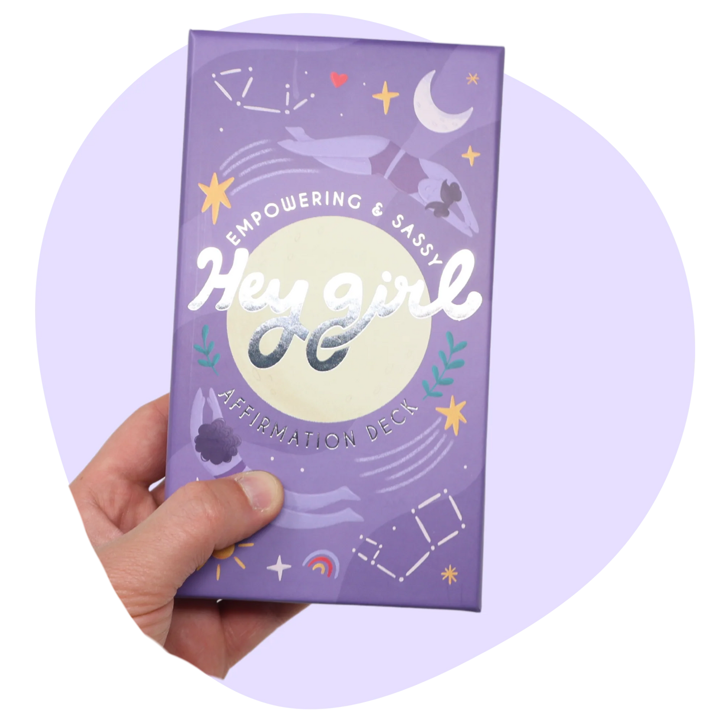 Hey Girl: Empowering & Sassy Affirmation Deck