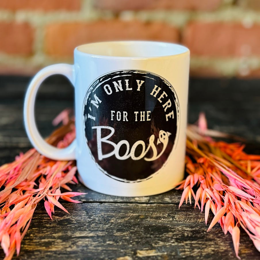 Here For the Boos Halloween Mug