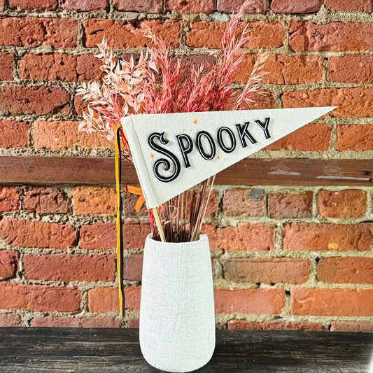 Spooky Felt Pennant