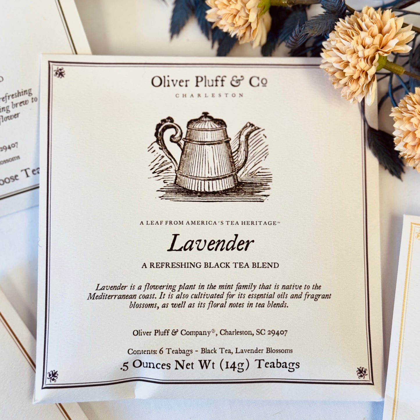 Oliver Pluff's Signature Teas | Envelope Packs