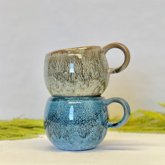 Ocean Stoneware Mugs