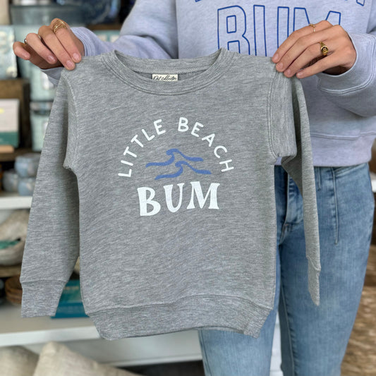 Little Beach Bum Toddler Graphic Sweatshirt
