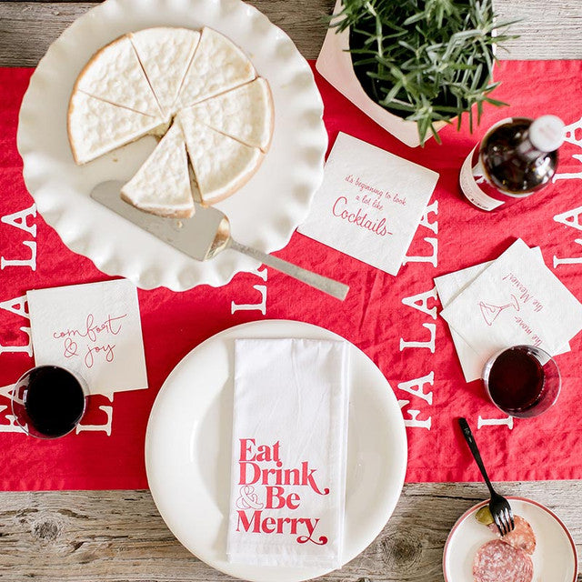 Festive Cocktail Napkins