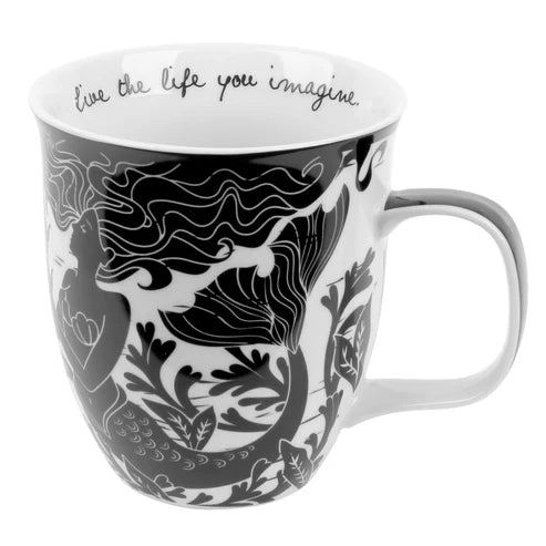 Black + White Boho Mugs