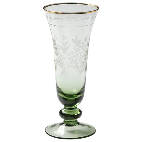 Etched Sage Glassware