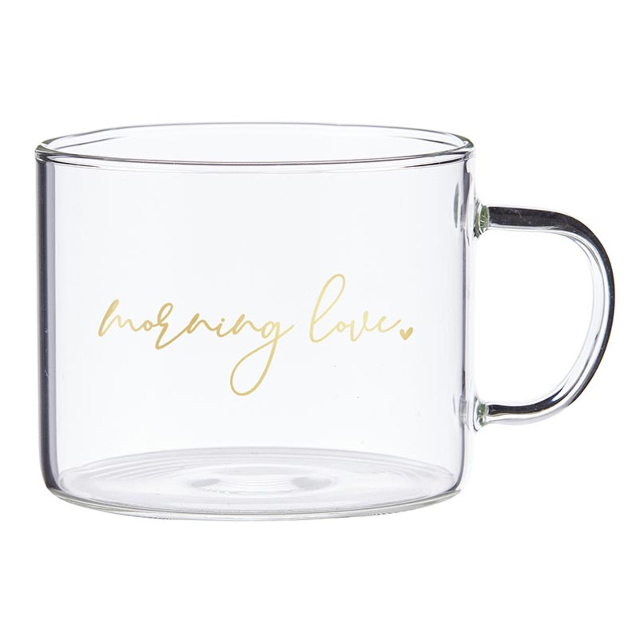 Morning Love Glass Mug