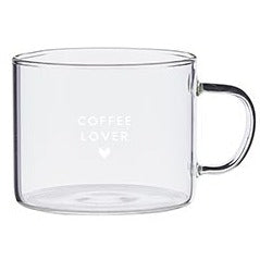 Coffee Lover Glass Mug