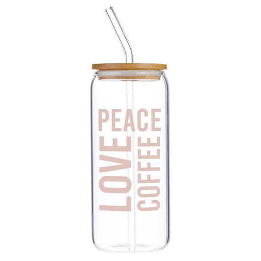 Peace Love Coffee Tumbler