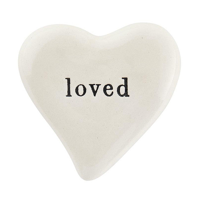 Engraved Ceramic Hearts