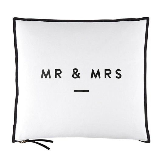 Mr. & Mrs. Mini Throw Pillow