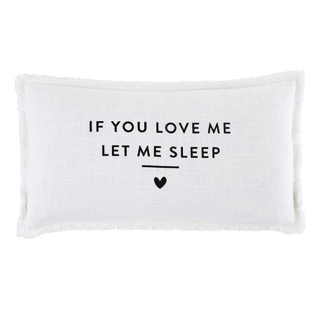 Let Me Sleep Lumbar Pillow