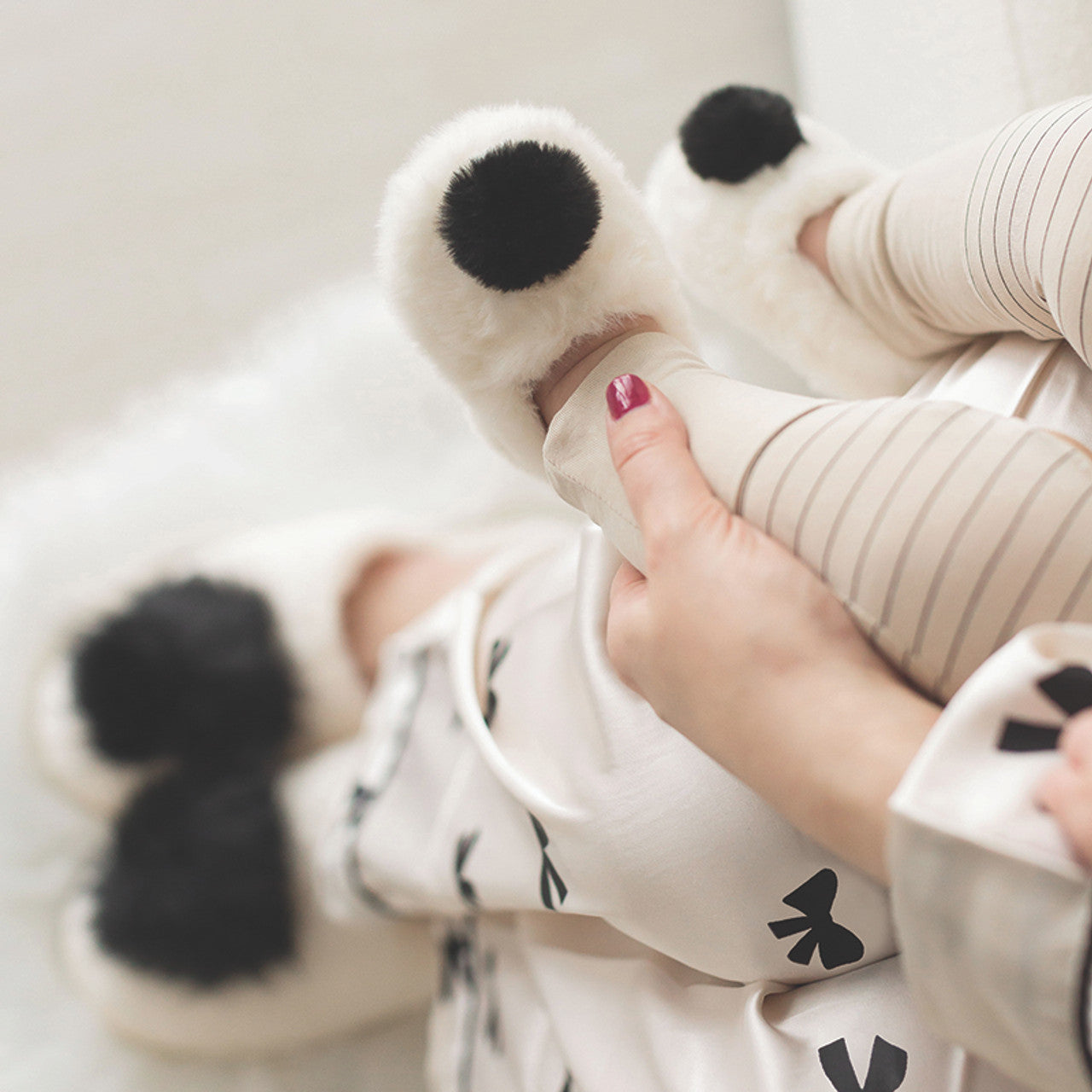 Plush Baby Slippers
