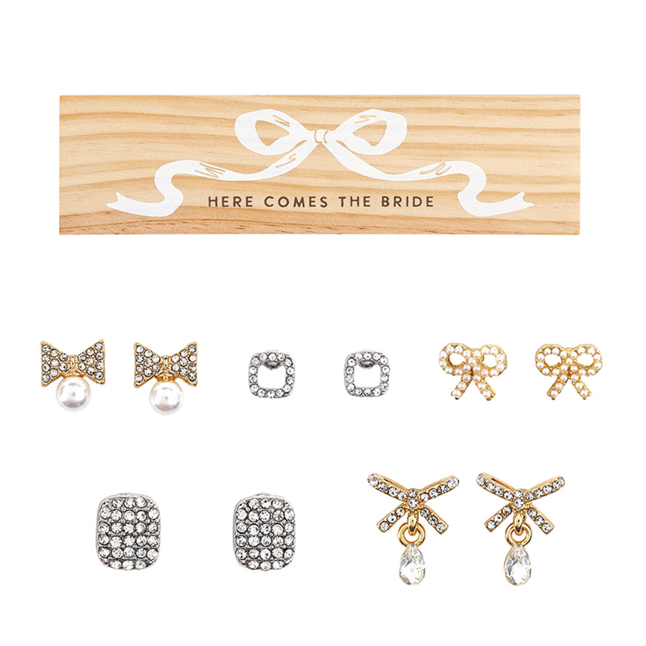 Bride Boxed Earring Set
