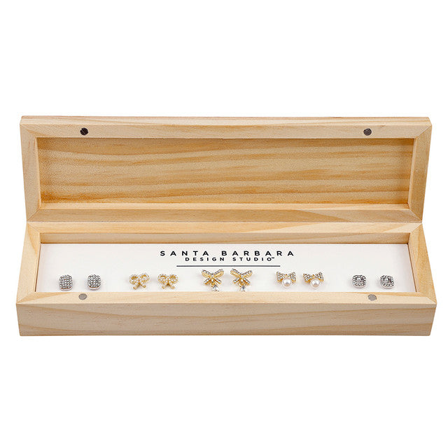 Bride Boxed Earring Set