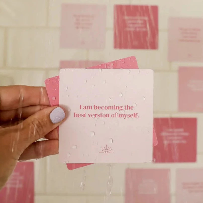 Shower Affirmation Cards