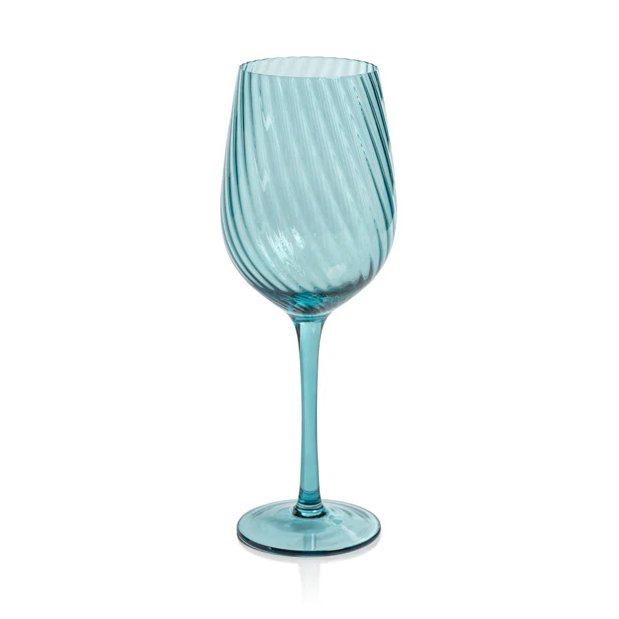 Savoy Optic Swirl Glassware