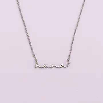 Cursive Familial Necklaces
