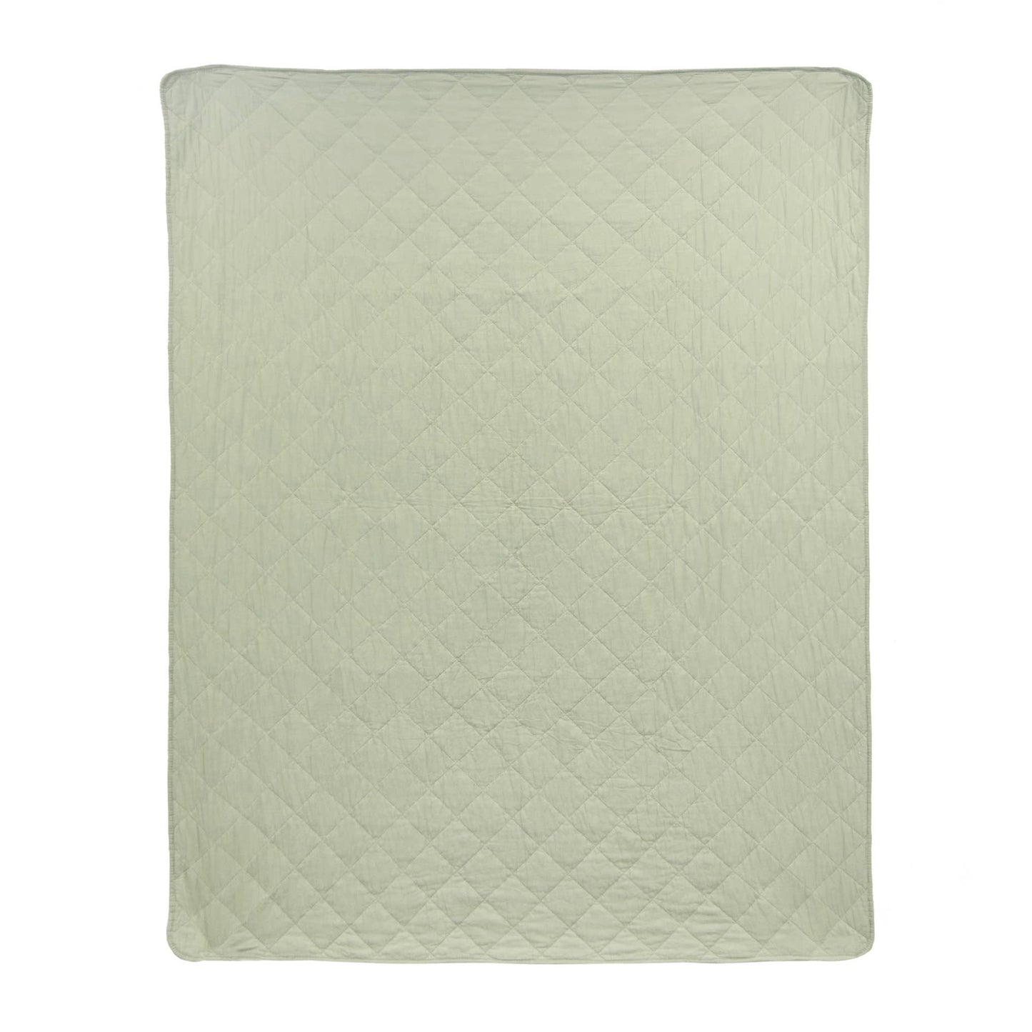 Peach Rose Cotton Quilted Throw