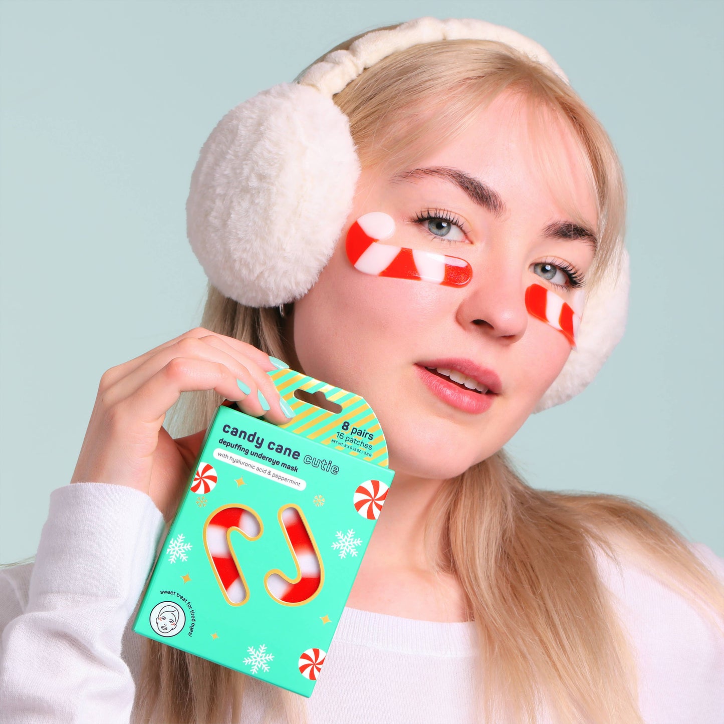 Candy Cane Depuffing Undereye Masks