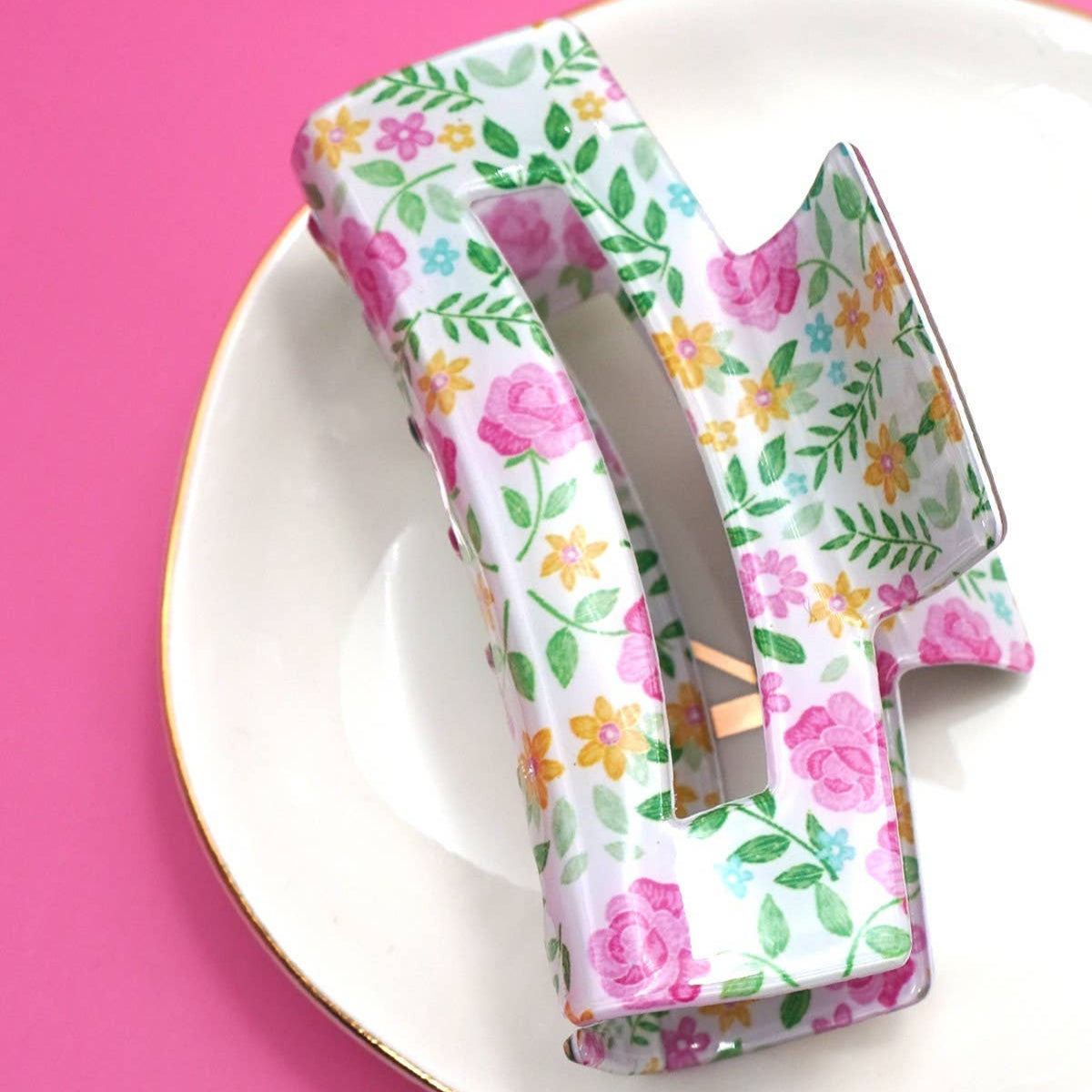 Floral Cottage Core Hair Clips