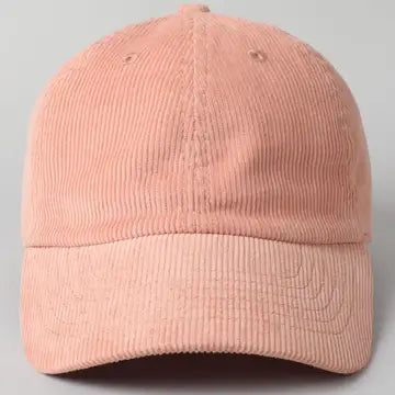 Corduroy Adjustable Baseball Cap