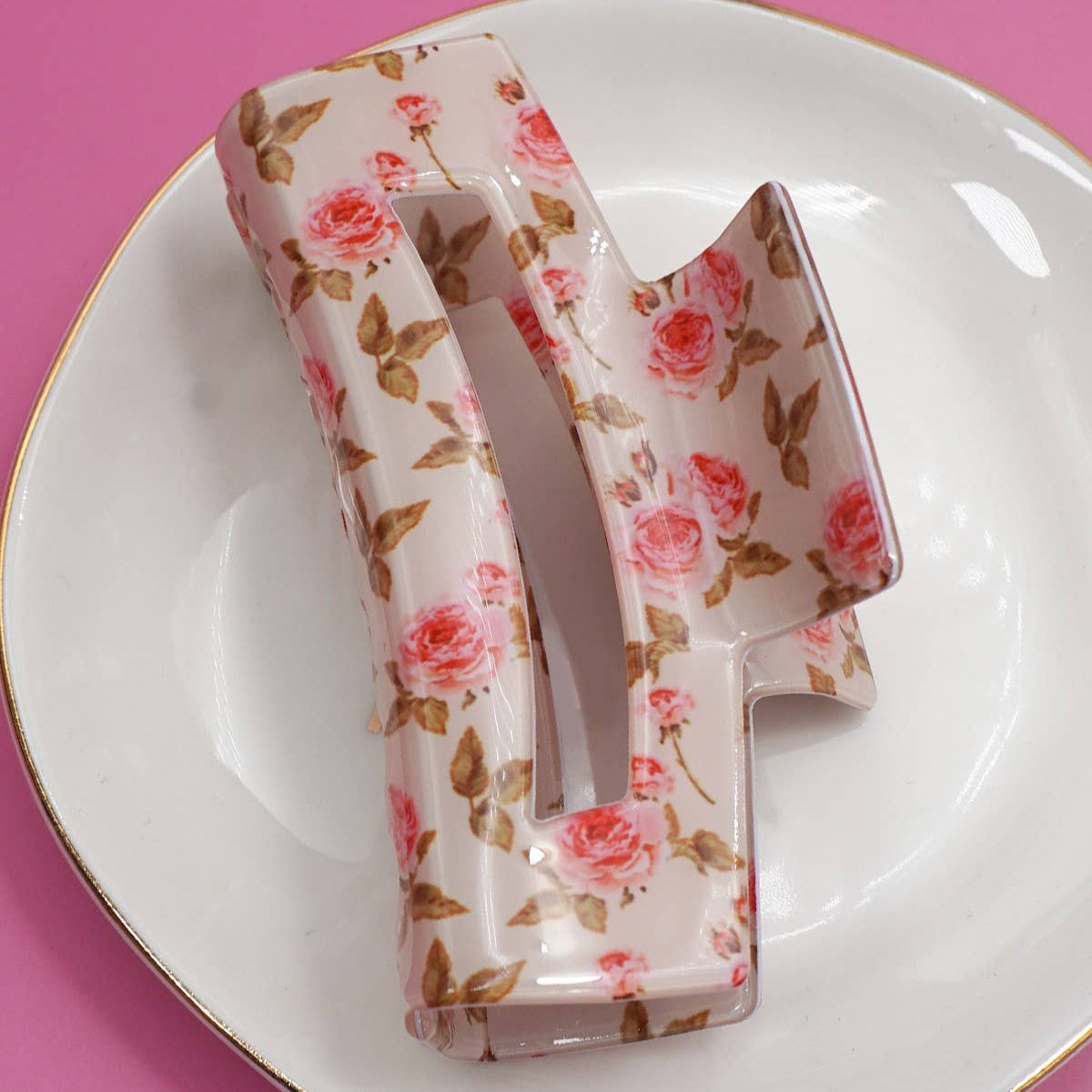 Floral Cottage Core Hair Clips