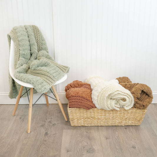 Plush Knit Throws