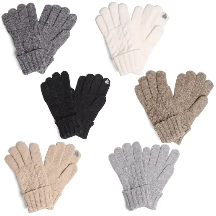 Flip Cuff Touch Gloves