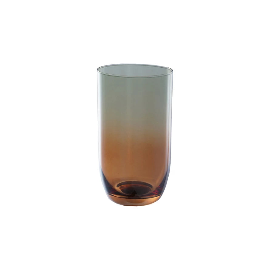Amber & Green Iridescent Glassware