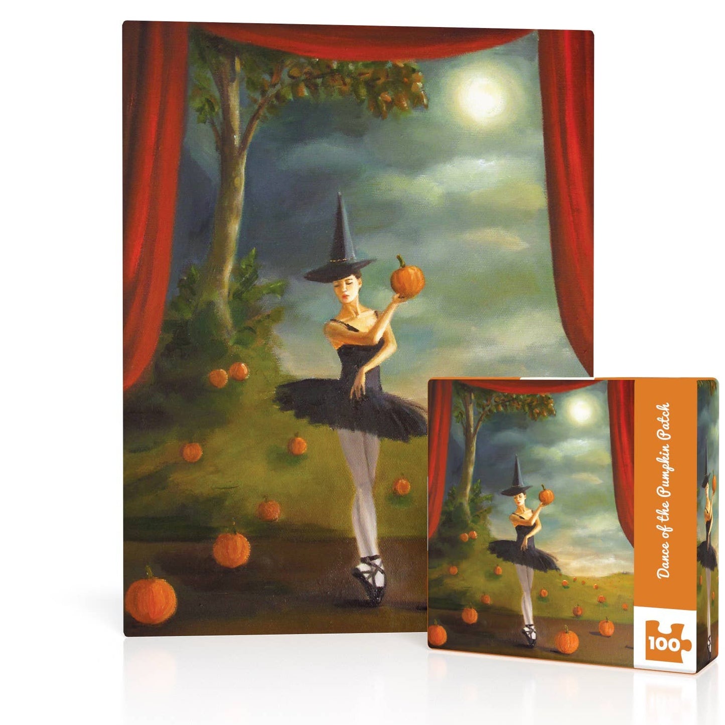 Dance of the Pumpkin Patch 100 Piece Mini Puzzle