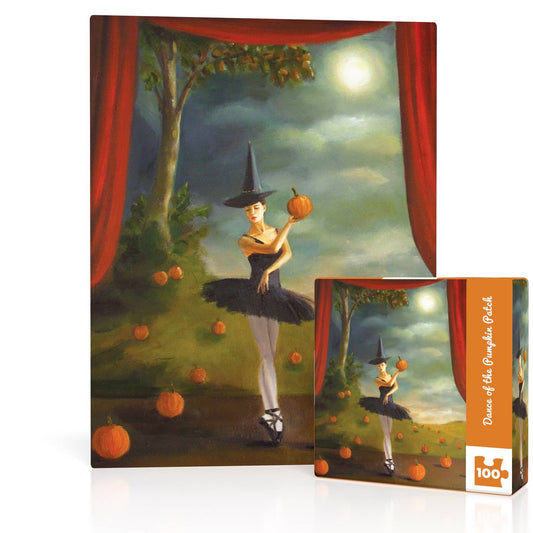 Dance of the Pumpkin Patch 100 Piece Mini Puzzle