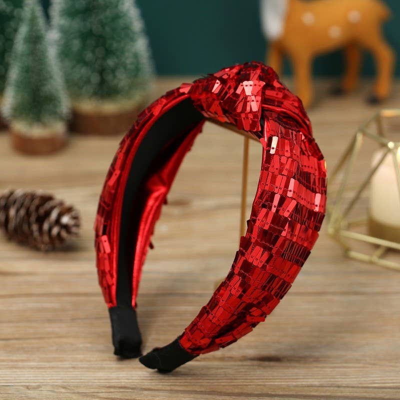 Holiday Sequin Headbands