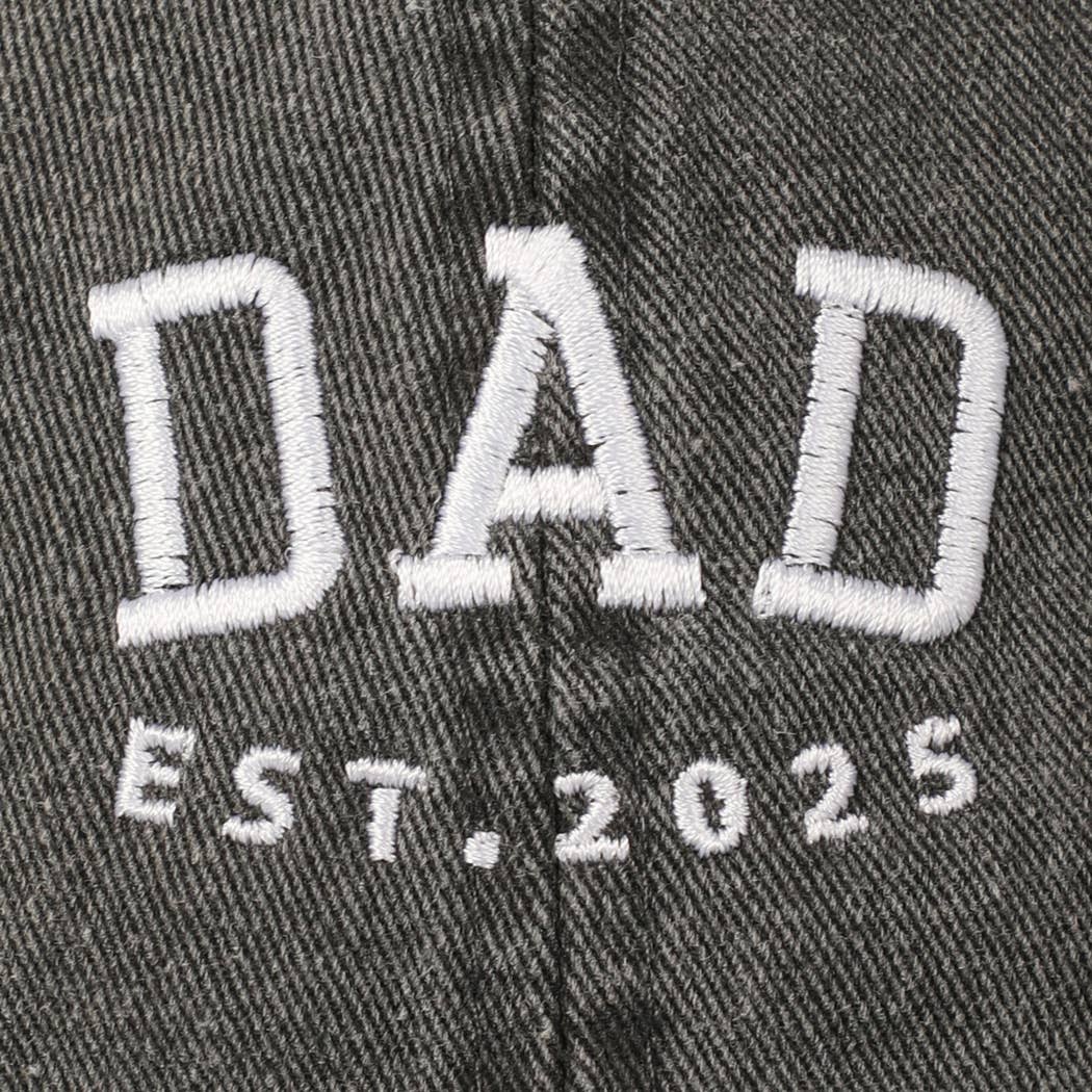 Dad est. 2025 Embroidered Baseball Cap