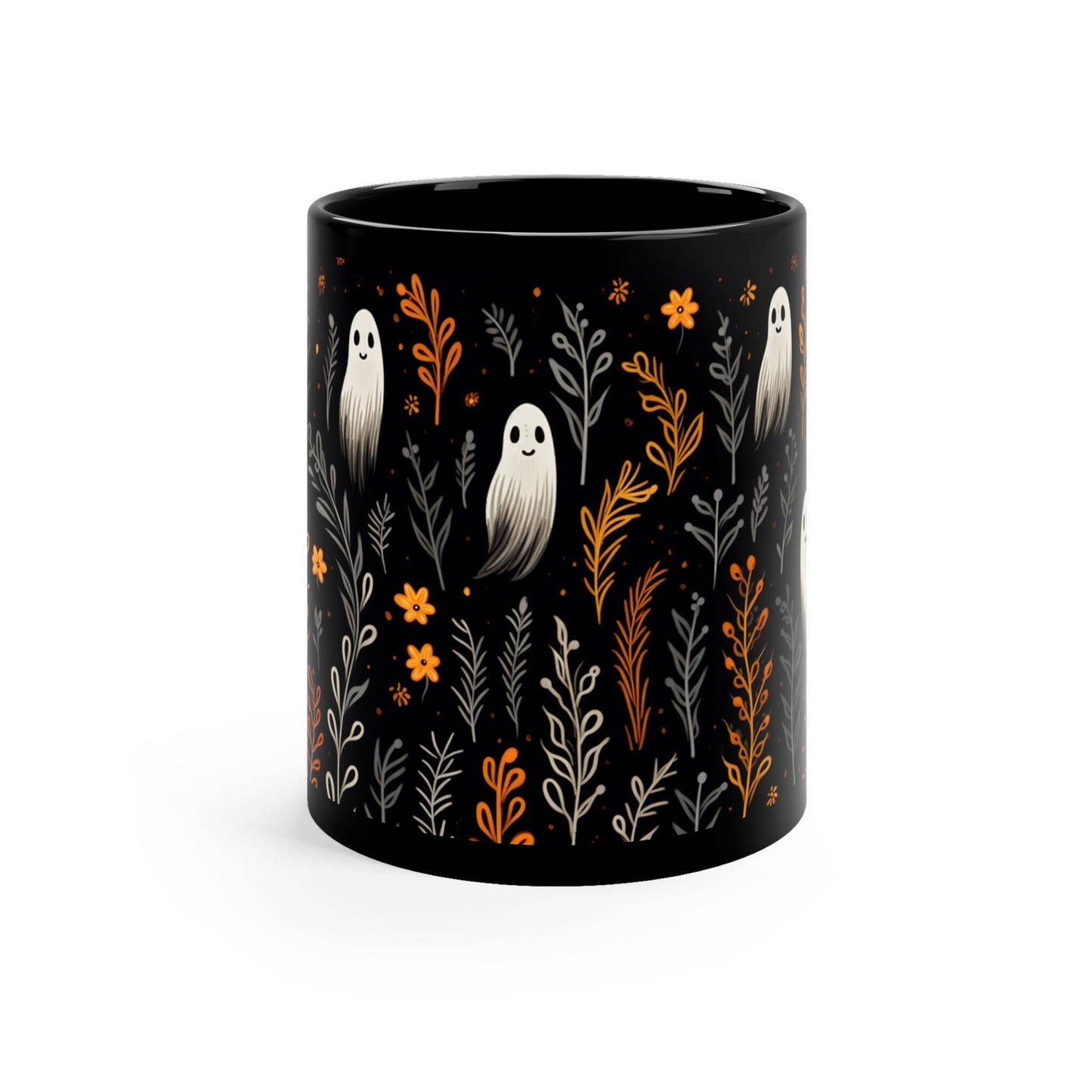 Ghosts + Leaves Coffee Mug