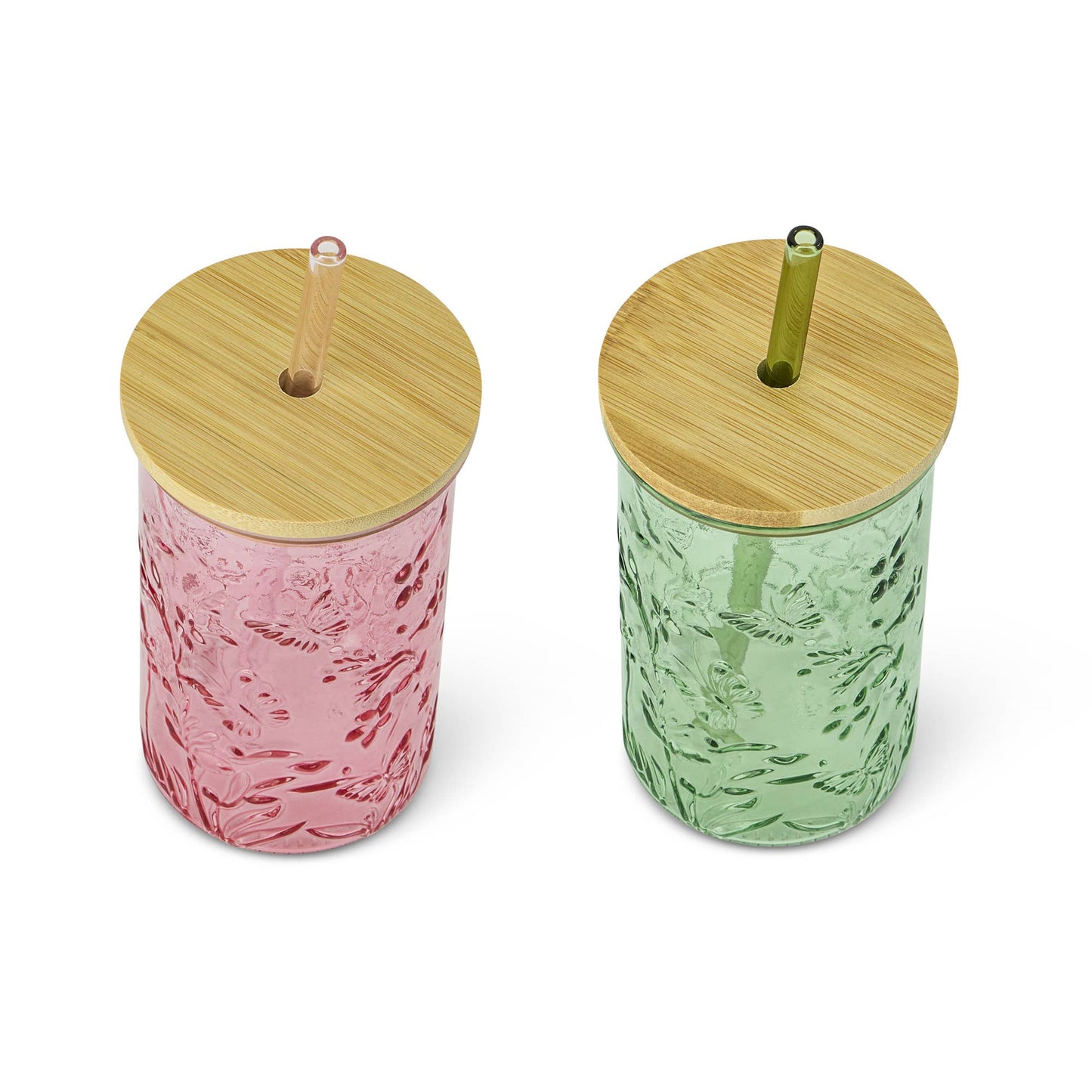 Floral Embossed Tumbler